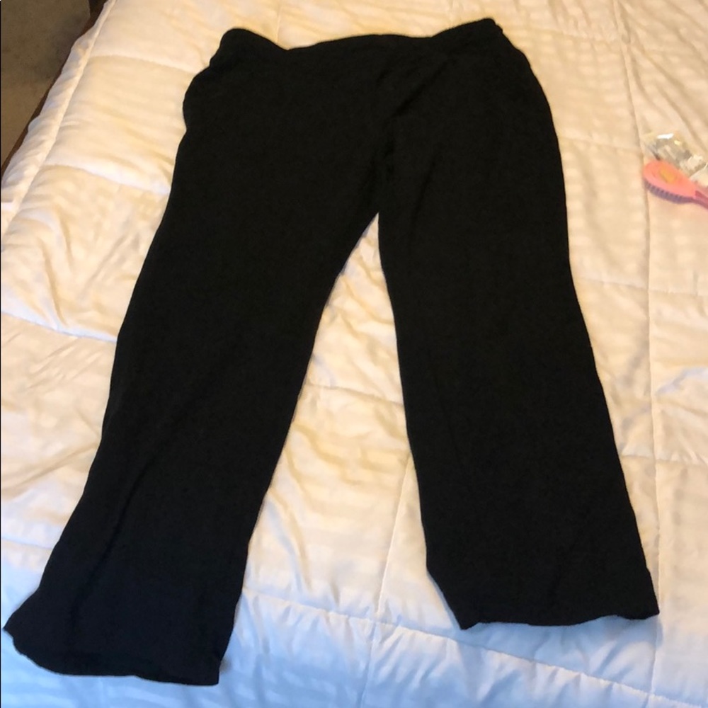Soft black sweat pants